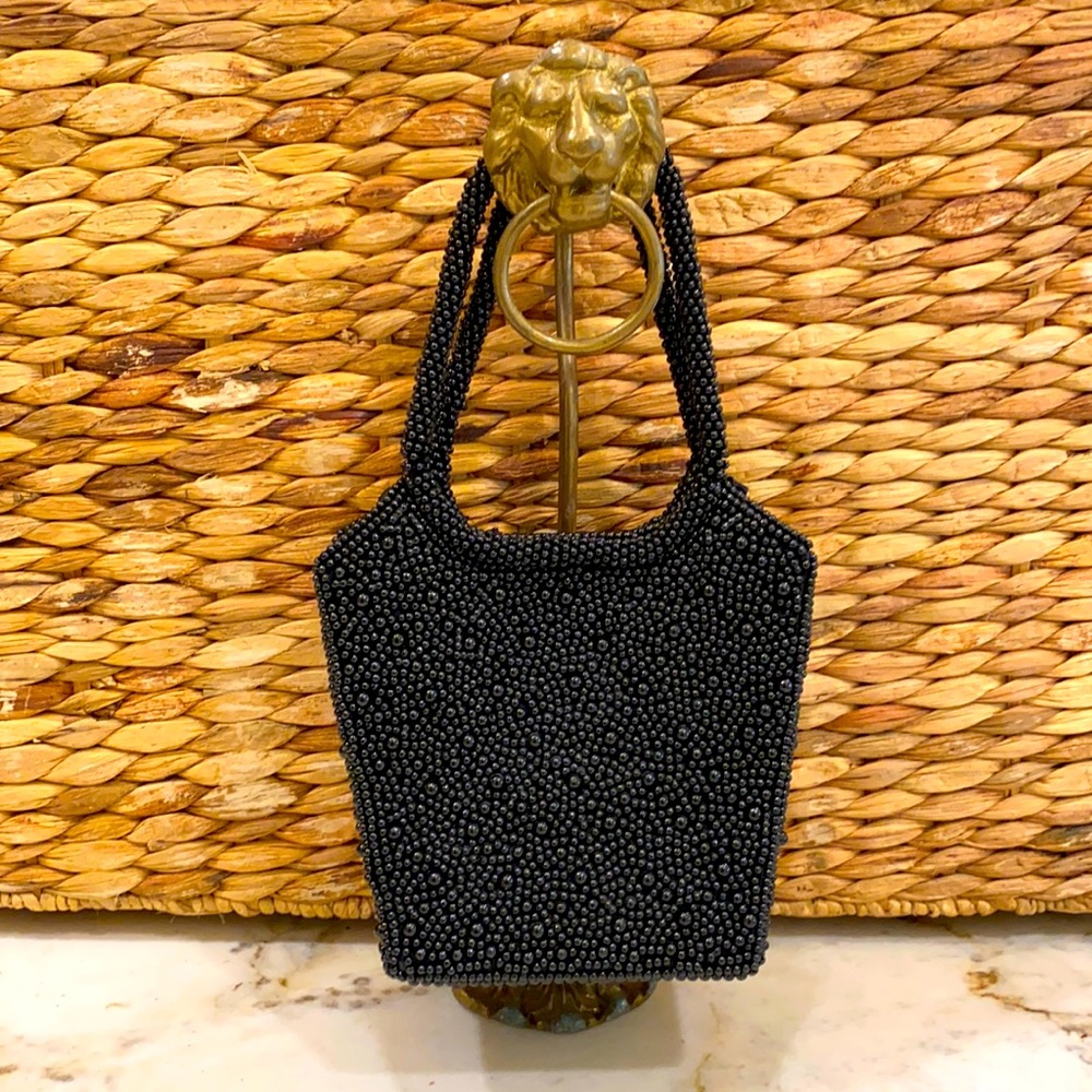 Beaded cocktail purse